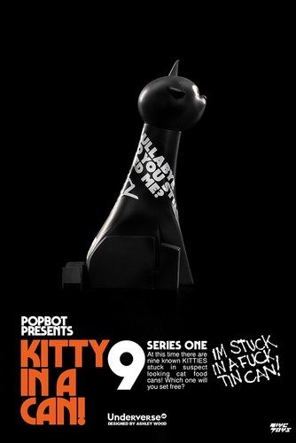 Figura de colección limitada UNDERVERSE UV POPNOT KITTY IN A CAN 9 paquetes en caja - Imagen 9 de 17