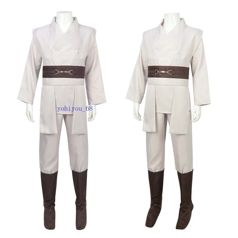 Star Wars Obi - Wan Sith Cosplay Costume Brown Hooded Jedi Robe Performance Gift - Image 4 of 4