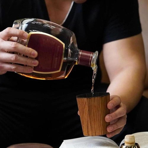 Charred Whiskey Cup,Whiskey Cup Wooden Charred Old Fashioned Charred Whiskys Cup - Picture 6 of 10