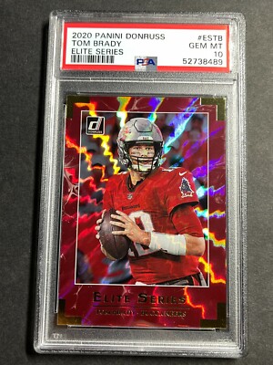 🔥 2020 Donruss ELITE SERIES HOLO TOM BRADY PSA 10 REGISTRY