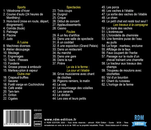 CD Bruitage Cinéma : volume 4 - Imagen 2 de 2