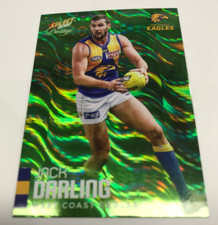 2020 Select AFL Prestige Trading Card GREEN PARALLEL Jack Darlings #006 Eagles
