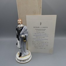 Michael Sutty Figurine Earl Of Warwick Royal Navy Admiral Boxed + coa Perfect