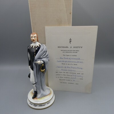 Michael Sutty Figur Earl Of Warwick Royal Navy Admiral Boxed + coa Top