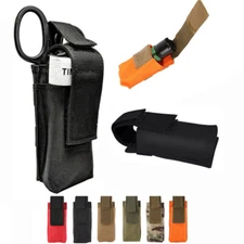 Tactical Molle Tourniquet Holder Pouch Medical Pouch Bag Flashlight Holster