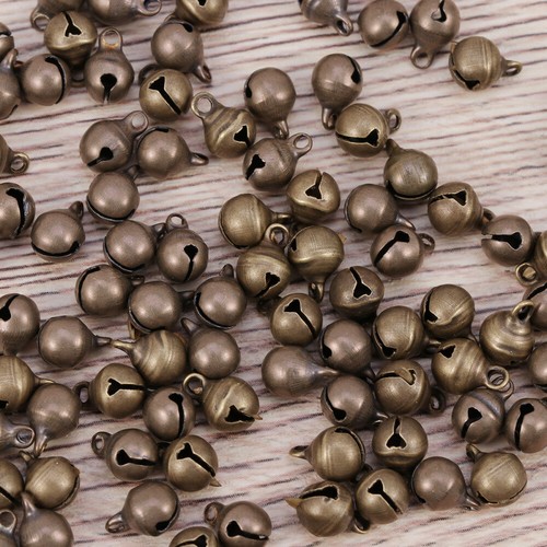 100Pcs Miniature Bells Crafts Tiny Bells Metal Bells DIY Bracelet Jewelry Making - Picture 8 of 11