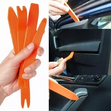 4 psc Pry Bar Set Automotive Dash Panel Plastic Trim Tool Molding Remover