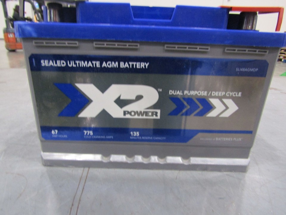 X2Power SLI48AGMDP Premium Dual Purpose 12V Group 48 Battery eBay