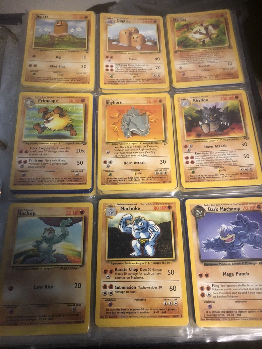 Original Pokemon Cards - Binder W/Well Over 300 Cards RARE Original Pokemon Cards - Binder W/Well Over 300 Cards RARE