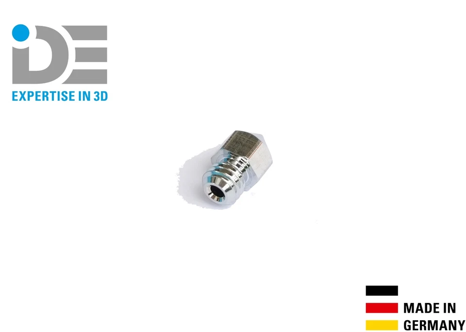 IDE Nozzle INC hard coated Makerbot MK8 Replicator 2 and 2X wear resistant - Image 2 of 4