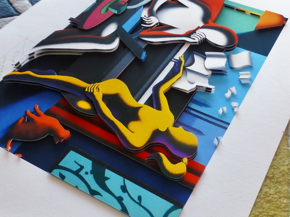 MARK KOSTABI マーク コスタビ 版画 シリアル 直筆 サイン MARK KOSTABI マーク コスタビ 版画 シリアル 直筆 サイン 鑑定書