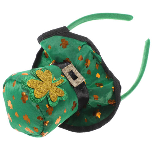 St. Patrick's Day Hair Hoop Festive Hat Shape Hair Clasp Party Supply Headband - Afbeelding 1 van 12