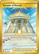Temple of Sinnoh (Secret) 214/189 Swsh10: Astral Radiance Temple of Sinnoh (Secret) 214/189 Swsh10: Astral Radiance