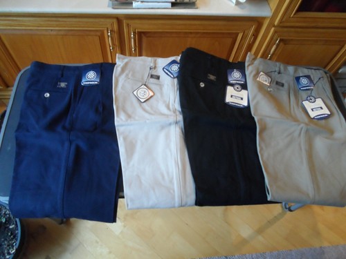 4 Topeka dress pants, Pantalon Topeka size 30x30 colors kaki, sand, navy \u0026  black | eBay