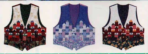 VTG 1994 WEARABLE FOLK ART QUILTED VEST Easy PATTERN Back Porch Press SZ XS - XL - Picture 2 of 3