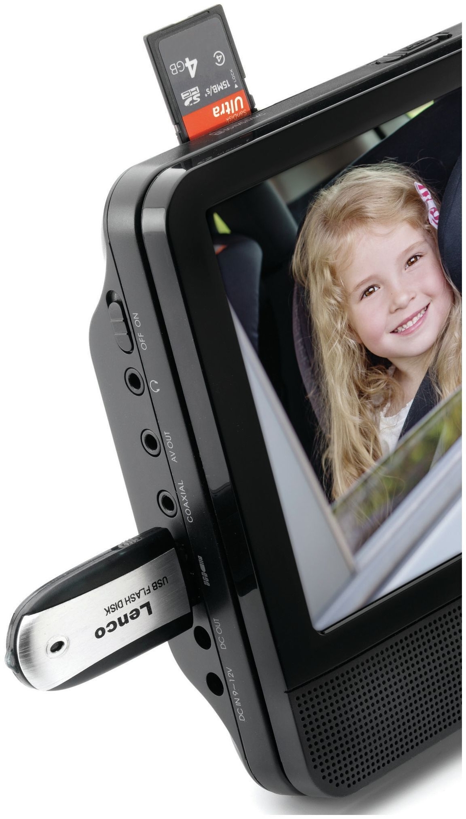Thumbnail - Lenco Dvp-939 22,9 Cm (9 Zoll) Tragbarer Dvd-player Cd, Cd-r, Cd-rw,