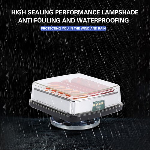 2 Magnetic Wireless LED Tow Towing Trailer Rear Tail Lights Battery Operated USB - Picture 9 of 20