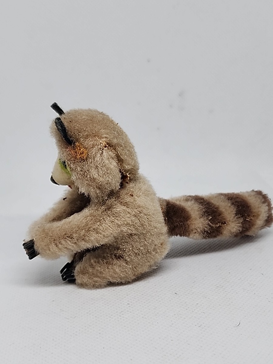 PENCIL GRIPPER Bear Koala & Rare Lemur Plush Clip Toy Vintage 80s