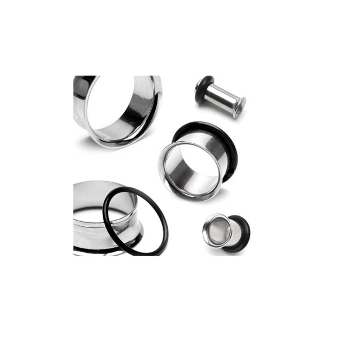 Lot of 10 Pieces 6g Surgical Steel Single Flared Plugs Tunnels eBay
