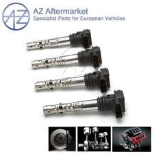 AZ 4X IGNITION COIL PACK FOR SKODA OCTAVIA 1997-2010 SUPERB 2001-2008 MFPC26x4SK