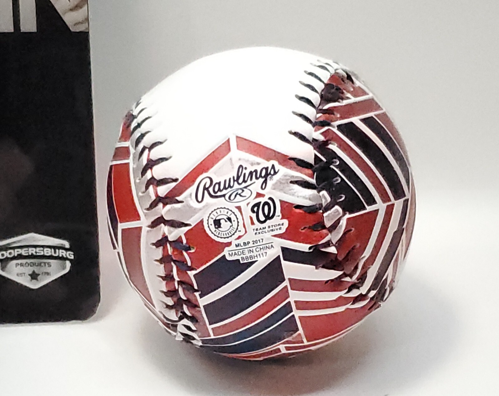 Rawlings Washington Nationals Ball Coopers Mini Bat Keychain Ballpark