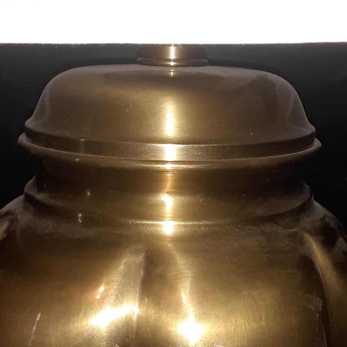 未使用保管品 WILDWOOD LAMP 高級 テーブルランプB「MO9161」 Vintage Wildwood Lampholder Brass Bulbous Shaped Table Lamp