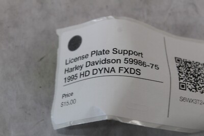 Ｔ License Plate Support Harley Davidson 59986-75 1995 HD DYNA