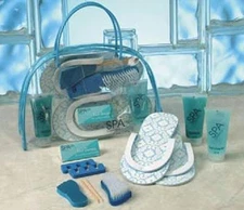 SPAcific Essentials  FOOT CARE Liquid Sole Therapy Spa Carry Gift Bag  