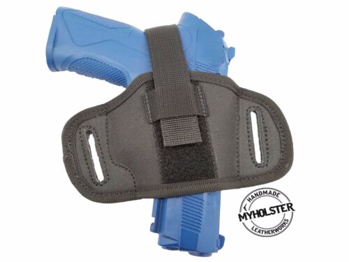 Ambidextrous Semi-molded Thumb Break Pancake Belt Holster Beretta Cougar 8000 - Picture 2 of 2