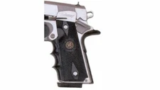 Pachmayr 05008 Signature Combat Grip w/Finger Grooves 1911 Checkered Black