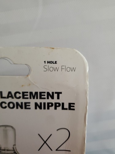 Nuovo capezzolo in silicone di ricambio Como Tomo, flusso lento, 0-3 mesi 2 confezioni 4 totali - Foto 7 di 13