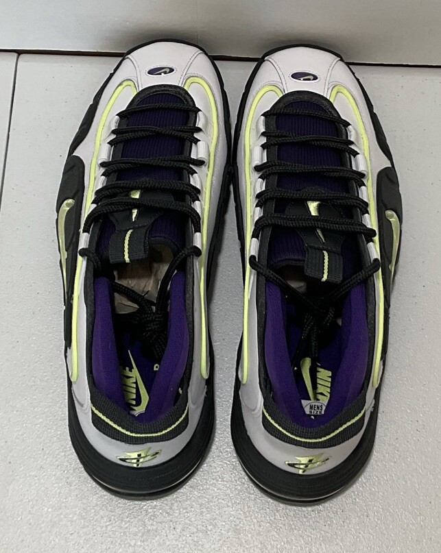 Nike Air Max Penny 1 White Lemon Twist Purple Men's FZ4043-100 Sz