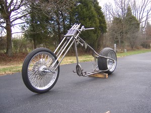 sportster hardtail chopper