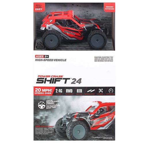 Power Craze, Shift 24 Mini RC, High Speed 20+ MPH Buggy Hobby (Choose Color) - Picture 13 of 30