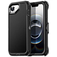 For Apple iPhone 16e Case Heavy Duty Shockproof Rugged Durable Military Cover