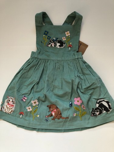 NWT Mini Boden Cord Applique Pinafore - Picture 13 of 24