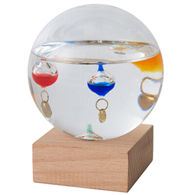 Chatani Fun Science Glass Float Thermometer Dome S-Size 333-209 Colorful JAPAN