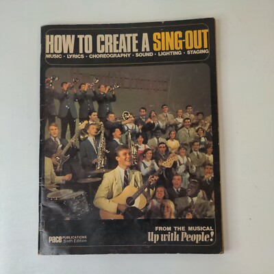 How to Create a Sing out Music Lyrics Choreography Sound Lighting Staging 1968