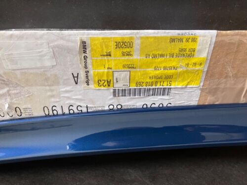 BMW Original E46 Ci M3 Rear Spoiler Painted Mystic Blue 51710018269 (1999-2004) - Bild 3 von 6