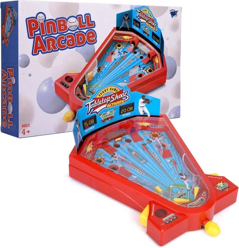 Point Games Pinball Arcade - Miniature Tabletop Baseball Board For Kids - And -