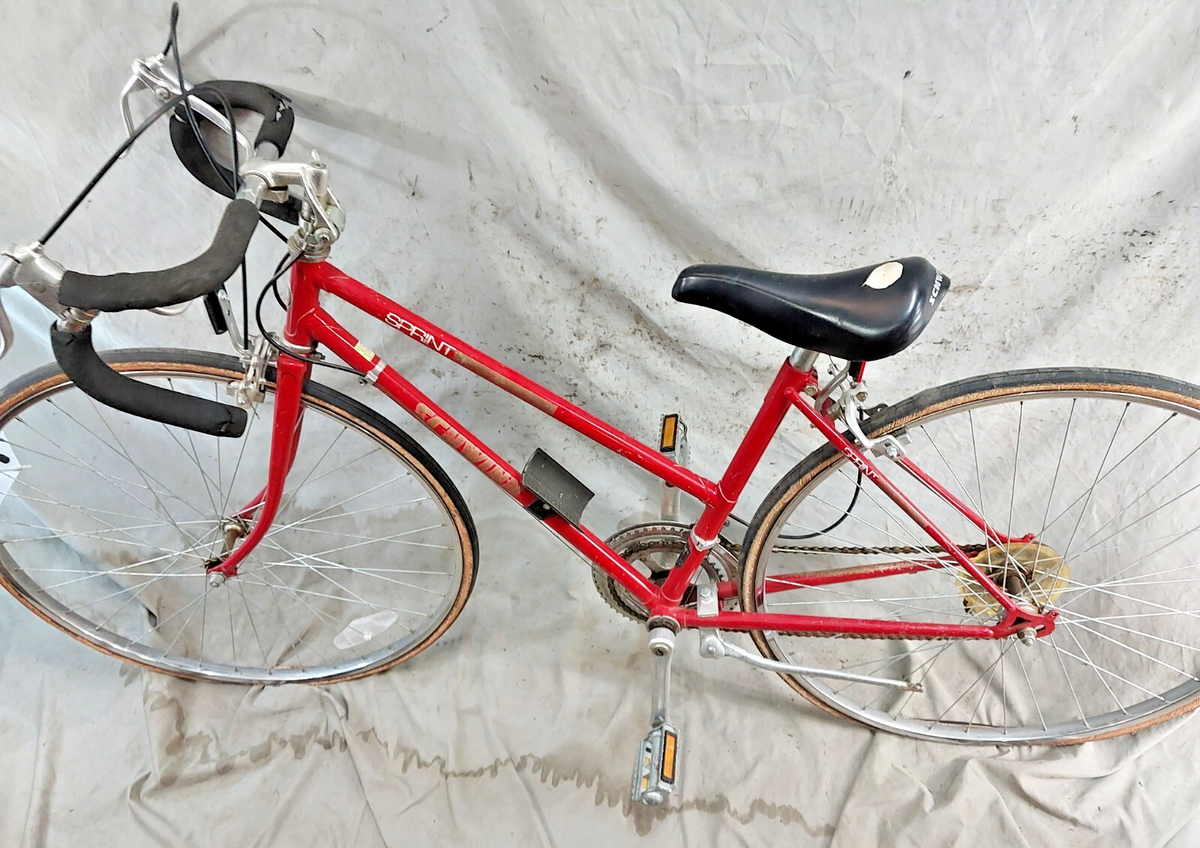 1985 Schwinn Sprint Touring Bike XSmall 45cm Red Lugged Steel Step