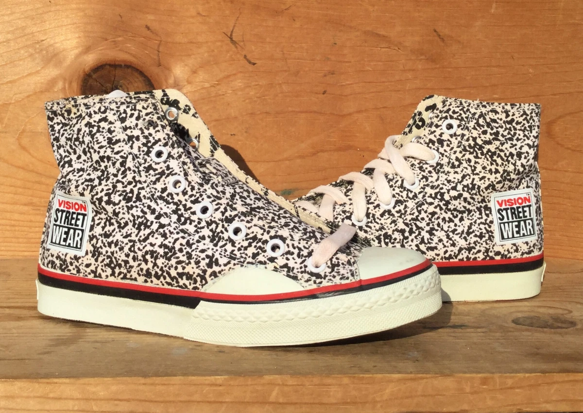 OG 1986 Vision Street Wear Canvas Hi White Stipple Original Size