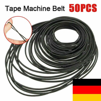 50x Riemen Antriebsriemen 30-150mm für Kassettendeck Cassette Tape Deck Belt HOT