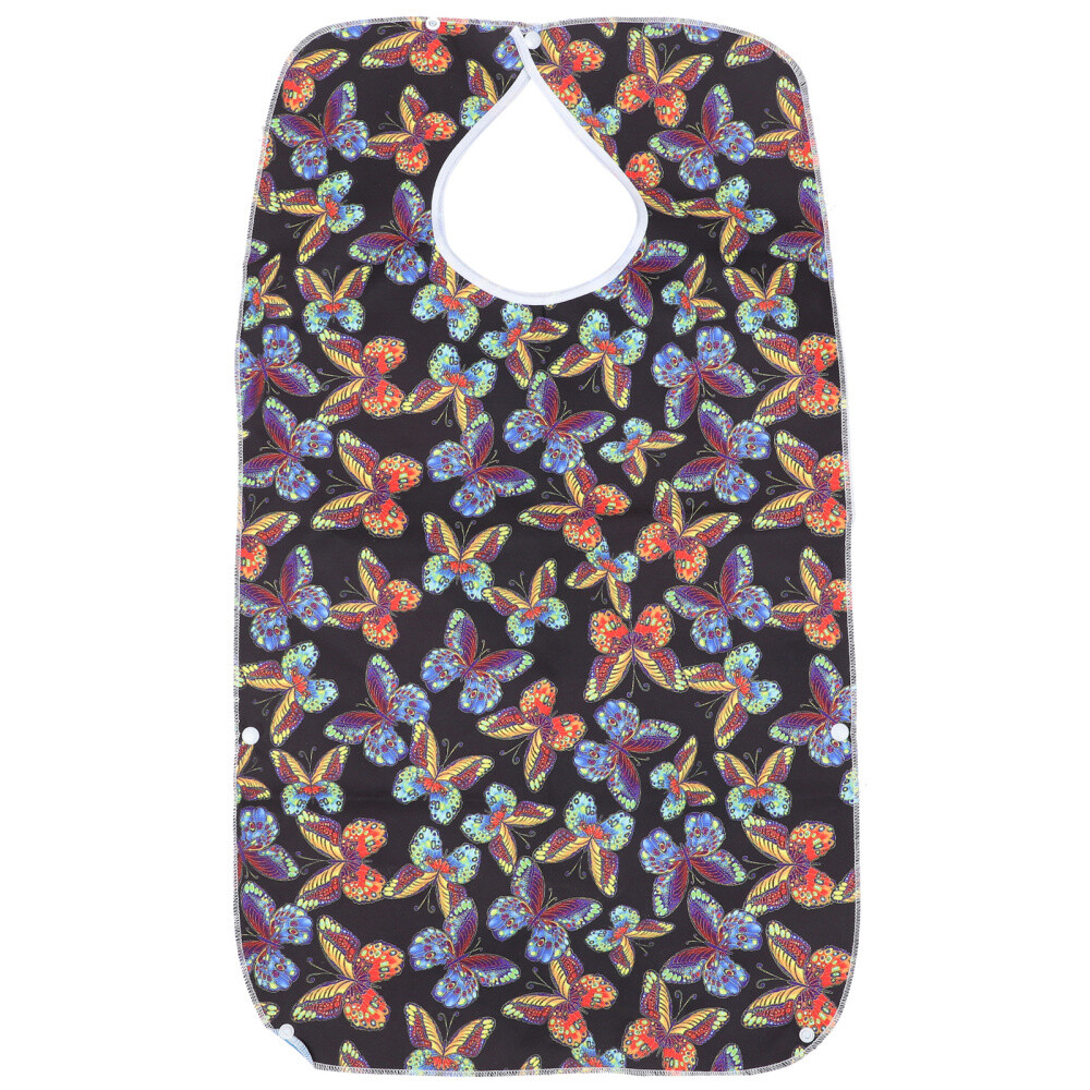 Elderly Bib Pvc Shirt Bibs for Adults Waterproof Saliva Towel Seniors