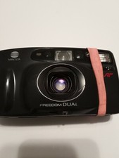 Minolta Freedom DUAL AF 35mm Point  Shoot Film Camera For Parts or Repair