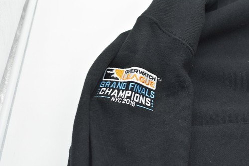 Men'sChampion London Spitfire Overwatch League CHAMPION HOODIE (SIZE LARGE)RARE - Picture 4 of 7