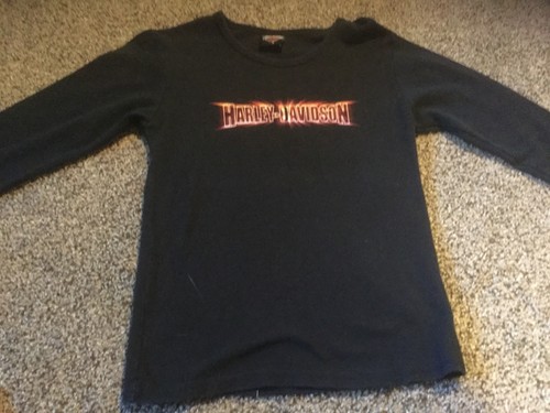 Used Women's M Harley Davidson Long Sleved T Shirt. Black. Gettysburg, Pa. - Picture 2 of 7