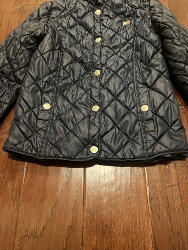 Tommy Hilfiger Girl's Blue Puffer Coat Size M (8/10) Jacket - Picture 2 of 9