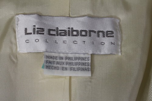 NWT LIZ CLAIBORNE Ivory "Classics" Blazer Womens Size 16-B8 - Picture 4 of 6