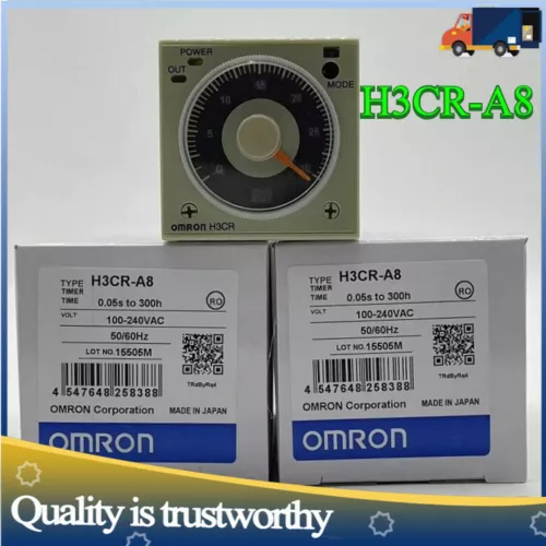 1PCS H3CR-A8 for OMRON Timer 100-240VAC NEW IN BOX H3CRA8 Fast shipping